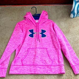 Under Armor hoodie, pink size small